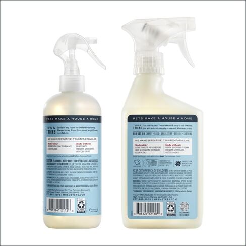السّيدة. تشمل مجموعة Meyer's Clean Day Cat Care ، Spritz القطط - Peach و Pet Stain & Odor Fighter - أوراق جوز الهند in Kuwait