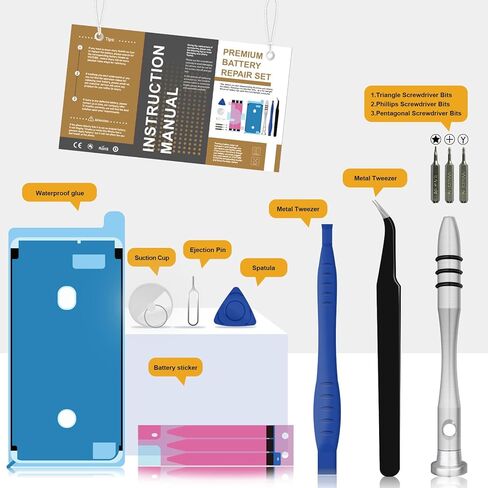 Replacement for iPhone Xs MAX Battery, 4500mAh High Capacity Li-ion Polymer Replacement Battery for Model A1921 A2101 A2102 A2104 with Professional Repair Tool Kits in Kuwait