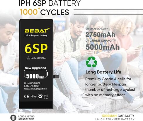 Replacement for iPhone Xs MAX Battery, 4500mAh High Capacity Li-ion Polymer Replacement Battery for Model A1921 A2101 A2102 A2104 with Professional Repair Tool Kits in Kuwait