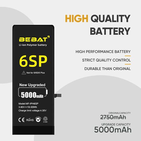 Replacement for iPhone Xs MAX Battery, 4500mAh High Capacity Li-ion Polymer Replacement Battery for Model A1921 A2101 A2102 A2104 with Professional Repair Tool Kits in Kuwait
