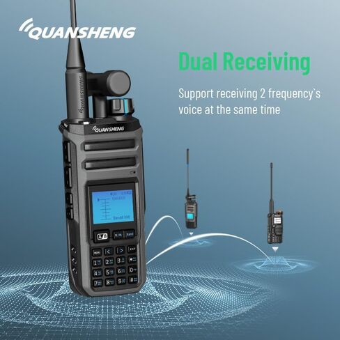 Quansheng TK11 (8) Multi-Band Walkie Talkie-10W ، تنبيهات الطقس NOAA ، 999 CH ، عداد التردد ، شحن النوع C و 3000 مللي أمبير في الهواء in Kuwait