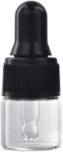 Refillable Empty Glass Dropper Bottle Liquid Essential OilDispenser,Glass in Kuwait