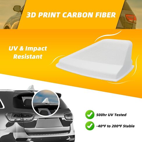 Shark Fin Antenna for Kia Sorento 2016 2017 2018 GPS Antenna Repair Cover (White) in Saudi Arabia