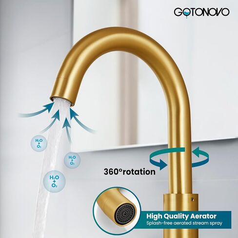 Gotonovo 3 Hole 2 مقابض الحوض الحمام الحمام الحمام صنبور مع صرف منبثقة مع صمامات الخلاط الساخنة والباردة 8 بوصة الحمام الحمام غير لامع أسود in Kuwait