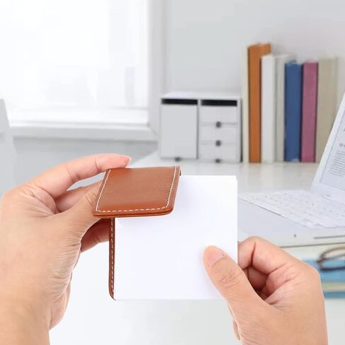 Black Magnetic Money Clip Minimalist Design Cash Wallet Slim Leather Business Money Holder for Card Men Wallet in Kuwait