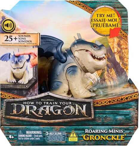 DreamWorks Dragons, How to Train Your Dragon, Roaring Minis Deadly Nadder, Interactive Dragon Toy with 25 Sounds, Kids Toys for Boys & Girls Ages 4 & up in Saudi Arabia