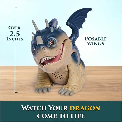 DreamWorks Dragons, How to Train Your Dragon, Roaring Minis Deadly Nadder, Interactive Dragon Toy with 25 Sounds, Kids Toys for Boys & Girls Ages 4 & up in Saudi Arabia