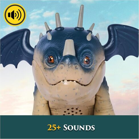 DreamWorks Dragons, How to Train Your Dragon, Roaring Minis Deadly Nadder, Interactive Dragon Toy with 25 Sounds, Kids Toys for Boys & Girls Ages 4 & up in Saudi Arabia