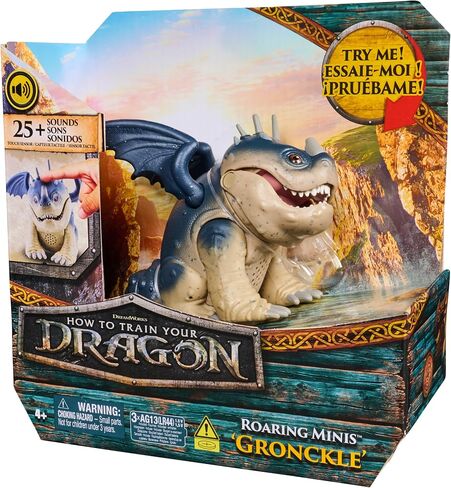 DreamWorks Dragons, How to Train Your Dragon, Roaring Minis Deadly Nadder, Interactive Dragon Toy with 25 Sounds, Kids Toys for Boys & Girls Ages 4 & up in Saudi Arabia