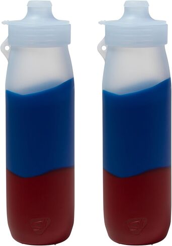 Silipint: 30oz Silicone Water Bottle, Unbreakable, Non-Toxic, Dishwasher Safe - Blizzard in Kuwait