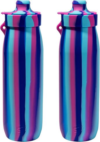 Silipint: 30oz Silicone Water Bottle, Unbreakable, Non-Toxic, Dishwasher Safe - Blizzard in Kuwait