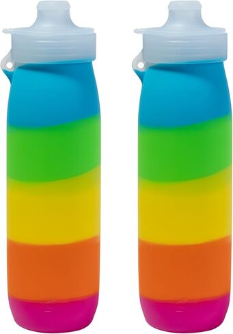 Silipint: 30oz Silicone Water Bottle, Unbreakable, Non-Toxic, Dishwasher Safe - Blizzard in Kuwait