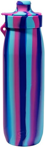 Silipint: 30oz Silicone Water Bottle, Unbreakable, Non-Toxic, Dishwasher Safe - Blizzard in Kuwait
