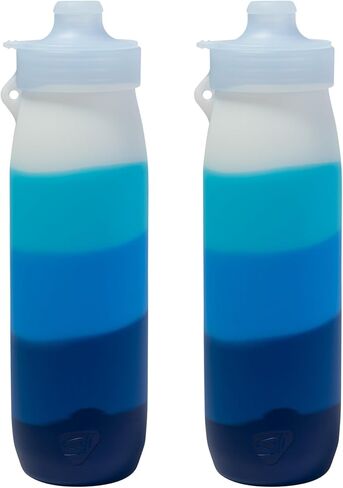 Silipint: 30oz Silicone Water Bottle, Unbreakable, Non-Toxic, Dishwasher Safe - Blizzard in Kuwait