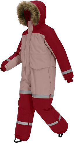 YRAETENM Snow Suit for Kids One Piece Boys Girls Snowboard Suits Ski Coveralls Winter Outdoor Waterproof Windproof Snowsuits in Saudi Arabia