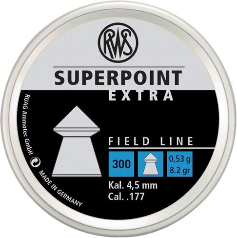 حبيبات مسدس خط حقل إضافي من Umarex RWS Superpoint، 22 عيار، 14.5 حبة، 200 قطعة in Saudi Arabia