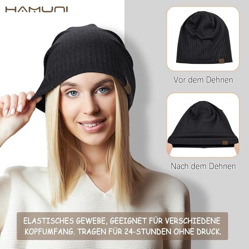 Slouchy Beanie for Men Women Soft Lightweight Running Beanie Hat Chemo Cap Skull Cap in Saudi Arabia