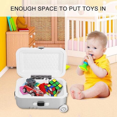 JTLB Baby Suitcase Toy Cute Plastic Rolling Suitcase Mini Luggage Box () in Saudi Arabia