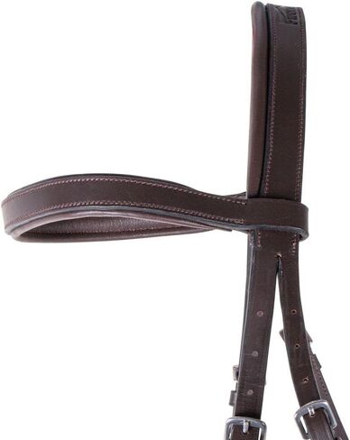Schneiders Pinnacle Padded Bitless Bridle | Ideal for Sensitive Horses, Direct Rein & Nose Pressure, Premium European Leather, Stainless Steel Hardware | in Saudi Arabia