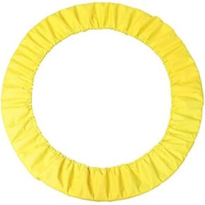 Trampoline Spring Cover, Mini Trampoline Cover, Trampoline Pad Replacement, Round Arch Trampoline Accessories for Kids Adults, All Weather Trampoline Accessories(Yellow,32in) in Saudi Arabia
