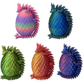 ثلاثي الأبعاد طباعة Dragon Egg Toy 12 "Dragon المفصلية الكريستال مع ديكور العيون القابلة للتحصيل in Kuwait