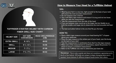 Tuffrider Shield Riding Helmet مع ضبط الاتصال الهاتفي in Saudi Arabia