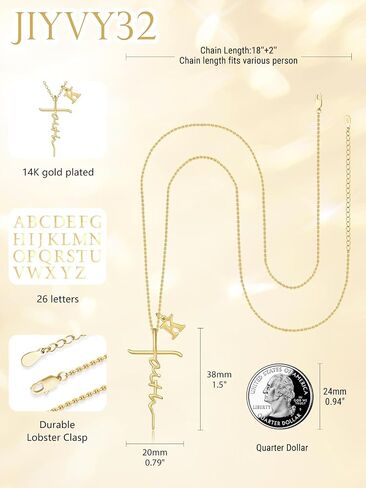 14K Faith Cross Cross for Women With Infinity Anniversary Home Highm in Saudi Arabia