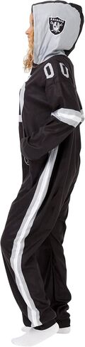 FOCO NFL Unisex-Adult NFL Team Logo Gameday Ready Lounge Onesie One Piece Pajamas in Saudi Arabia