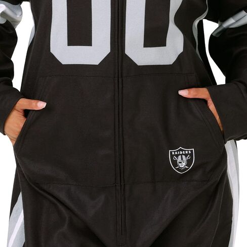FOCO NFL Unisex-Adult NFL Team Logo Gameday Ready Lounge Onesie One Piece Pajamas in Saudi Arabia