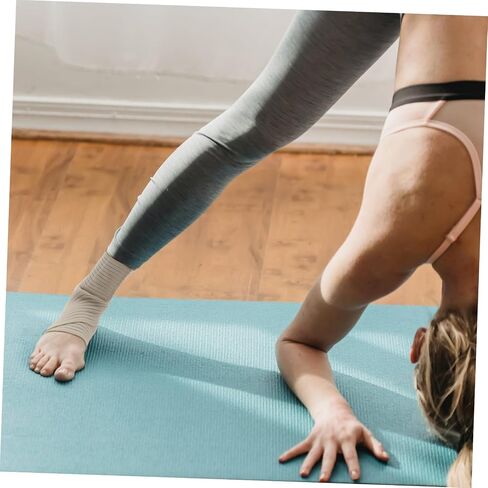 2Pcs Adjustable Compression Ankle Wraps Elastic Skid Protective Support for Basketball Running Fitness Gym Hiking and Outdoor Sports in Saudi Arabia