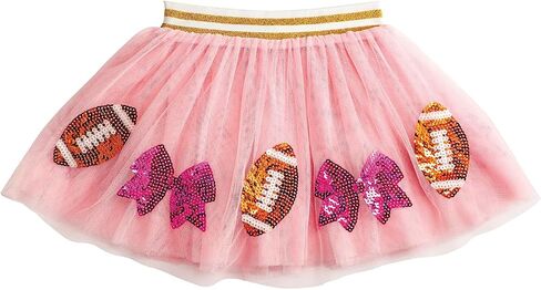 Mud Pie Girls Pink Sequin Football Tutu in Saudi Arabia