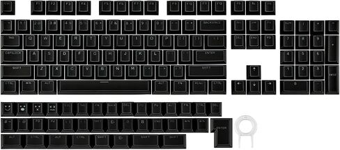 Epomaker Glintrix PBT تألق من خلال Keycaps ، Arris & Keys Lacklit ، Shot Double ، ملف تعريف الكرز ، 60/75/96/الحجم الكامل ، مفاتيح لوحة المفاتيح المخصصة للوحة مفاتيح الألعاب الميكانيكية (أبيض) in Kuwait