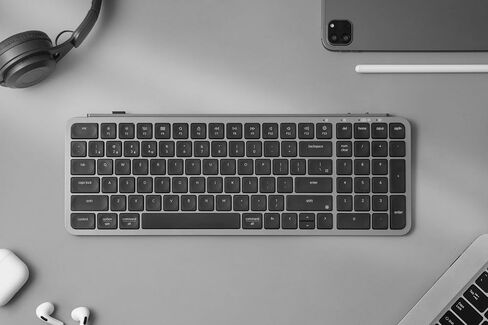 Keychron B2 Pro Ultra-Slim Wireless ZMK Custom Keyboard, 96% Layout Triple-Mode 2.4 G/Bluetooth 5.2/Wired Programmable, Lightweight Quiet Key with Numeric Keypad for Mac/Windows, Ivory White in Saudi Arabia