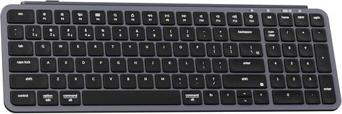 Keychron B2 Pro Ultra-Slim Wireless ZMK Custom Keyboard, 96% Layout Triple-Mode 2.4 G/Bluetooth 5.2/Wired Programmable, Lightweight Quiet Key with Numeric Keypad for Mac/Windows, Ivory White in Saudi Arabia