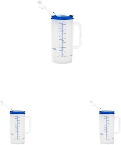 Medline Graduated Insulated Carafes, Clear, 28 Oz in Saudi Arabia