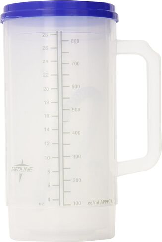 Medline Graduated Insulated Carafes, Clear, 28 Oz in Saudi Arabia