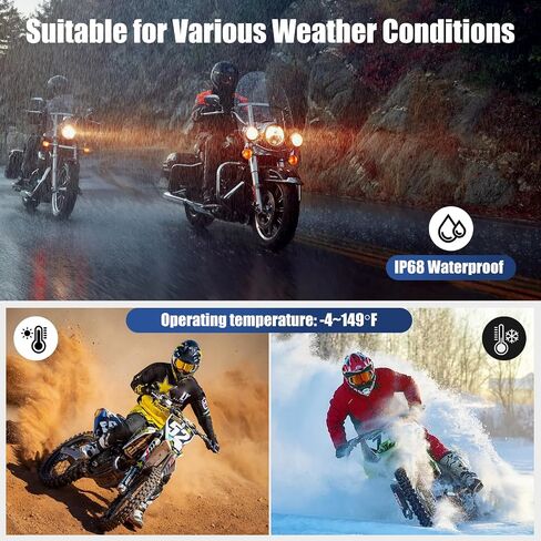 Sixwin Wireless Motorcycle Carplay Android Auto 6 بوصة لعب Moto دعم ضغط الإطارات مراقبة Bluetooth IP68 مقاومة للماء للدراجات النارية GPS ، Siri ، Google Assistant in Kuwait