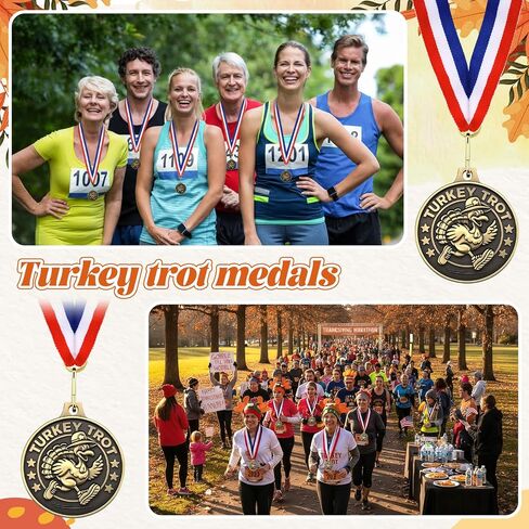 ميداليات Kigeli Turkey Trot ميداليات عيد الشكر تركيا مقاس 2 بوصة، جوائز تركيا الذهبية للجوائز مع شريط كبير لوعاء الهرولة لعيد الشكر، وفعاليات العطلات المجتمعية، وجوائز اليوم الرياضي in Saudi Arabia