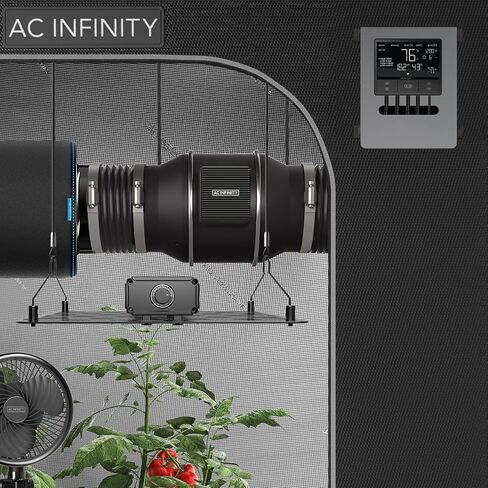 AC Infinity Controller 67, Smart Bluetooth Fan Controller with Temperature, Humidity, Schedules, Grow Cycles, Dynamic Speed Programming for CLOUDLINE Airlift Fans Cooling and Ventilation in Saudi Arabia