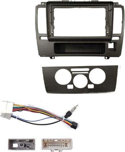 9 Inch Car Radio Fascias For Nissan Tiida Latio 2005-2010 Stereo Dashboard Panel Frame 2 Din DVD GPS Mp5 Android Player Trim Kit Radio Kit (Color : MT) in Saudi Arabia