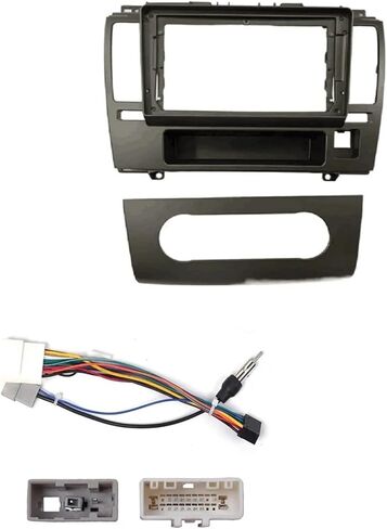9 Inch Car Radio Fascias For Nissan Tiida Latio 2005-2010 Stereo Dashboard Panel Frame 2 Din DVD GPS Mp5 Android Player Trim Kit Radio Kit (Color : MT) in Saudi Arabia