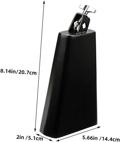 SUPVOX Percussion Cowbell Drum Set Metal Cowbell for Music Education Performance Crisp Sound for Music Styles in Saudi Arabia