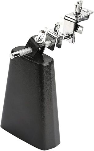 Kisangel 1set Drum Set Cowbell Accessory Wear Resistant Cowbell for Percussion for Concerts Parties and Band Practices Smooth Design for Enhanced Performance in Saudi Arabia
