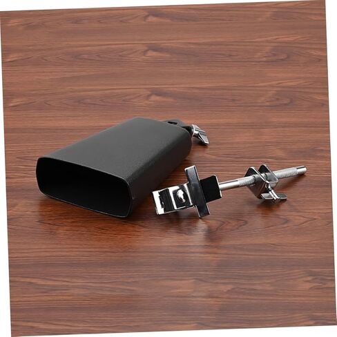 Kisangel 1set Drum Set Cowbell Accessory Wear Resistant Cowbell for Percussion for Concerts Parties and Band Practices Smooth Design for Enhanced Performance in Saudi Arabia
