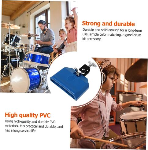 Cowbell Mount Arm Cow Bell Drum Kit Accessory Decorative Percussion Instrument for Drum Set in Saudi Arabia