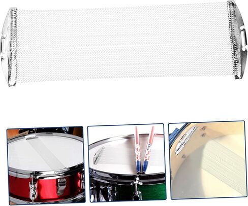 HANABASS Snare Drum Wire Spring Sound String ملحق سهل التركيب، استبدال متين لعازفي الطبول Snare Drum ملحق لعشاق الإيقاع in Saudi Arabia