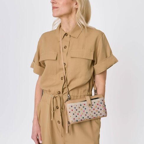 محفظة Sake Iris Smartbody Crossbody - حقيبة ومحفظة للهواتف المحمولة للسيدات لكل يوم - معصم قابل للتحويل مع سحاب in Kuwait