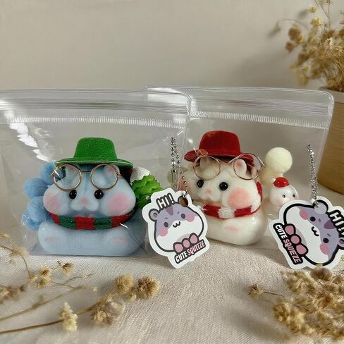 Handmade Taba Squishy Hamster Toy, Cute Squishy Stress Relief Fidget Toy in Saudi Arabia