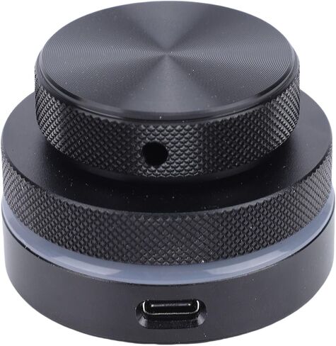CUIFATI Volume Control Knob, 2.4G BT USB C Multimedia Controller, Custom Rotary Knob with RGB Light, Page Turning, for Wins, OS X, Android in Saudi Arabia