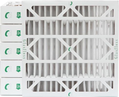 Glasfloss 16x25x4 MERV 10 Furnace Filters. 6 Pack. Exact Size 15.5" x 24.5" x 3.75" in Kuwait
